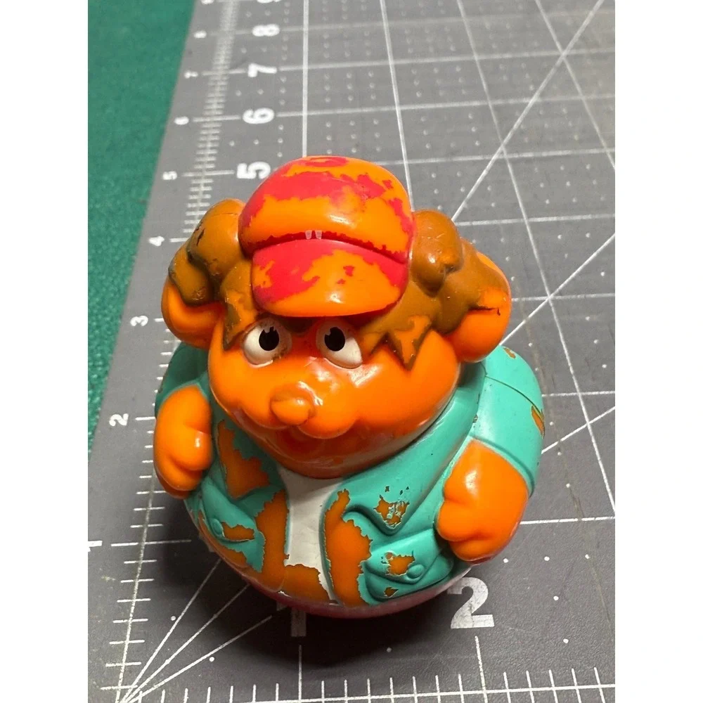 PLAYSKOOL WEEBLE WOBBLE RARE PUPPY DOG W RED HAT FIGURE
